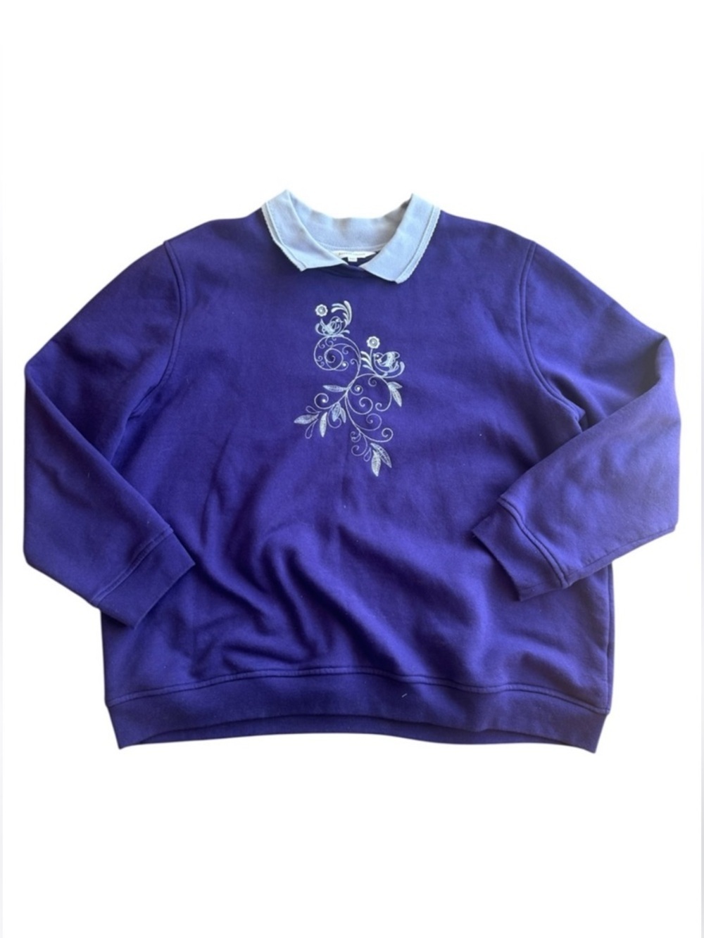 Northern Reflections XXL Embroidered Sweatshirt Vintage Eclectic Grandpa Sweater